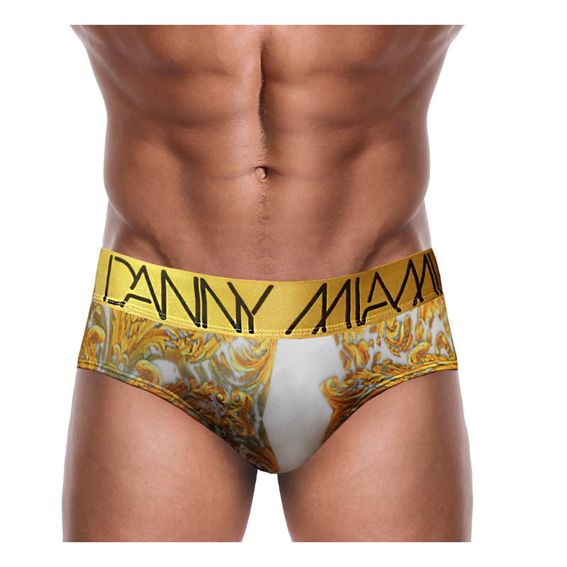Royal Black - Men Underwear Brief - Men's Briefs - Men's Printed Underwear  - DANNY MIAMI