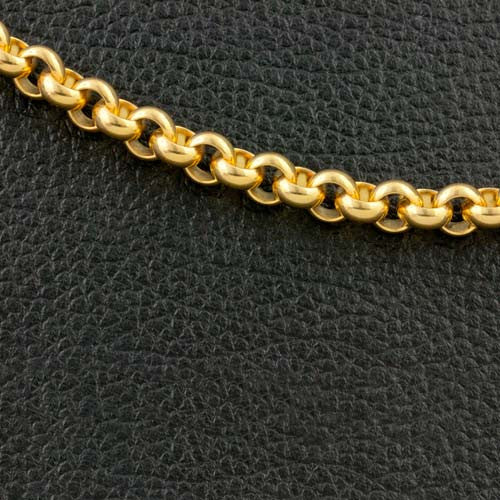 round link gold chain