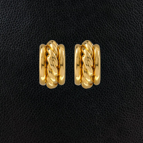 Twist & Smooth Hoop Estate Earrings – CRAIGER DRAKE DESIGNS®