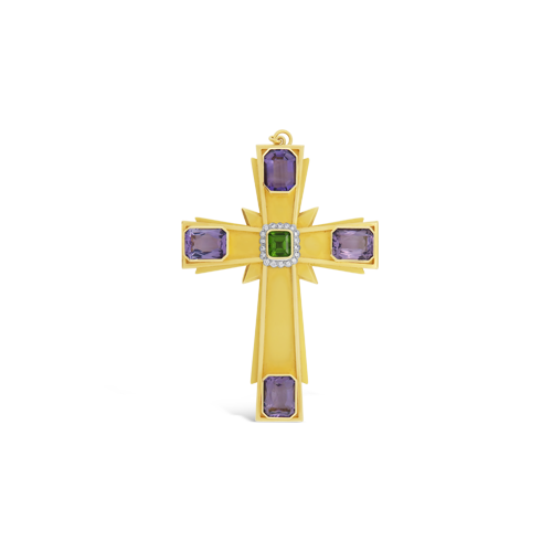 amethyst cross