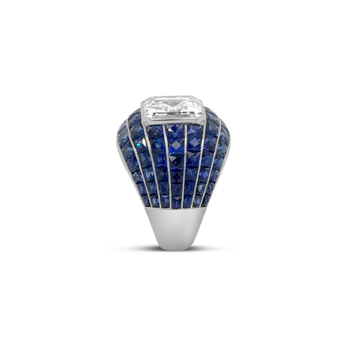 Diamond & Sapphire Dome Ring – CRAIGER DRAKE DESIGNS®