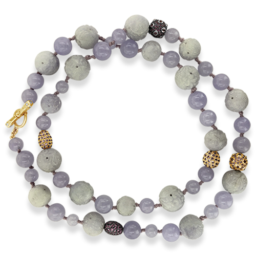 Lavender Jade Bead Necklace – CRAIGER DRAKE DESIGNS®