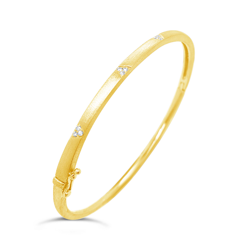 Gold & Diamond Bangle Bracelet – CRAIGER DRAKE DESIGNS®
