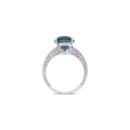London Blue Topaz & Diamond Ring – CRAIGER DRAKE DESIGNS®