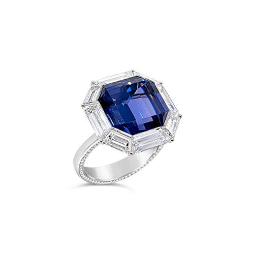 Blue Spinel & Diamond Ring – CRAIGER DRAKE DESIGNS®