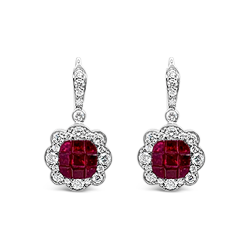 Ruby & Diamond Dangle Earrings – CRAIGER DRAKE DESIGNS®