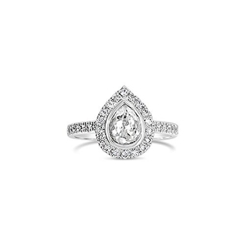 Pear Shaped Diamond Engagement Ring – CRAIGER DRAKE DESIGNS®
