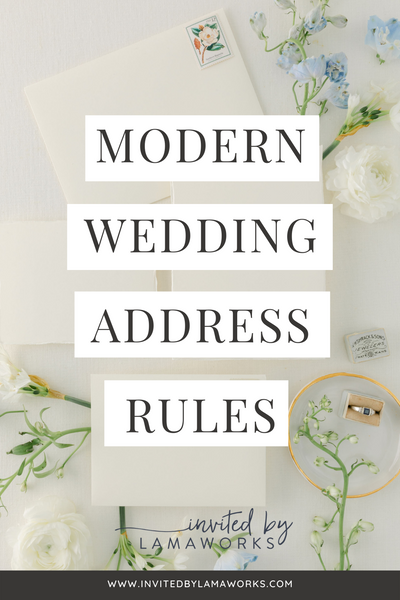 how to address your wedding invitations with modern formal etiquette