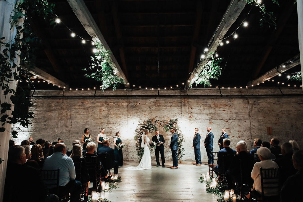 rustic industrial wedding at dick brothers brewery