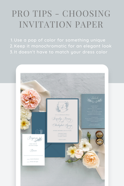 How To Choose The Best Paper Weight for Wedding Invitations