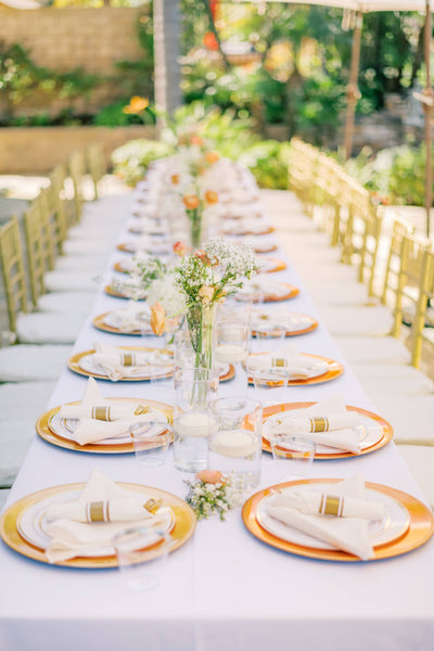 Casa Romantica wedding receptions light and airy