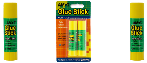 Amos Glue Stick 8g Pack of 2
