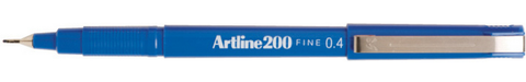 Artline 200 Fineliner 0.4mm Blue