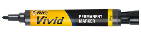 BIC Vivid Permanent Marker Fine Tip Black