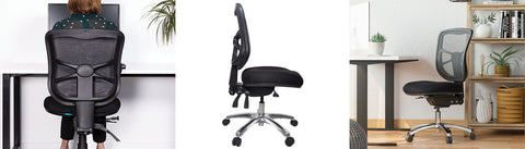 Buro Office Chair Two Lever Metro Black