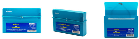 Celco System Card File Box 127 x 76mm Blue
