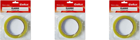 Cellux Clear Adhesive Tape General Purpose 18mm x 66m