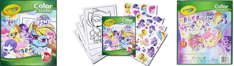 Crayola Colour & Sticker Book 32 Pages My Little Pony