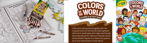 Crayola Colours of the World Colouring Book 48 Pages