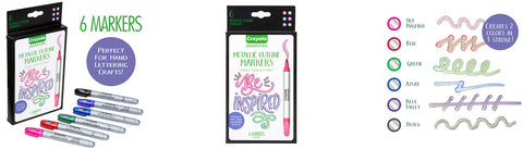 Get Inspired with Crayola Liquid Metallic Outline Markers