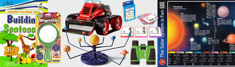 Educational books and toys