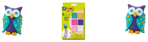 FIMO Modelling Clay Glitter 6 Colours 252g [6 x 42g]