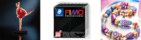 FIMO Professional Modelling Clay 8004 Oven Bake 85g Black