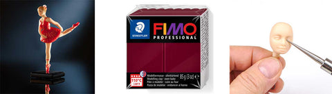 FIMO Professional Modelling Clay 8004 Oven Bake 85g Bordeaux