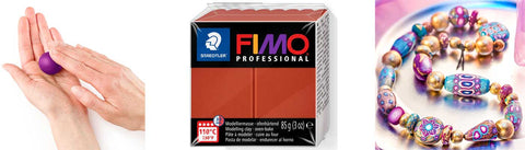 FIMO Professional Modelling Clay 8004 Oven Bake 85g Terracotta
