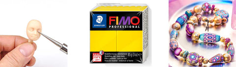 FIMO Professional Modelling Clay 8004 Oven Bake 85g True Yellow