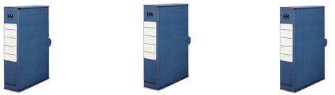 FM Document Storage Carton Foolscap Blue