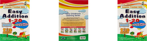 Greenhill Essential Preschool Skills Easy Addition 1 to 20 Ages 4-6 Years