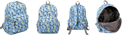 J World New York Students Backpack 25L Oz Sky Leaves