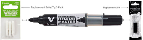 Pilot Whiteboard Marker Refill Ink BeGreen V Board Black