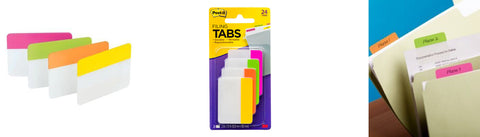 Post-it Filing Tabs 686-PLOY 50x38mm Pack of 24