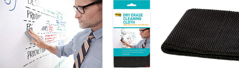 Post-it Whiteboard Cloth Dry Erase Micro-Fiber 29.4 x 29.4cm