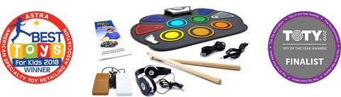 Rock and Roll It Electronic Drum Flexible Colour Coded