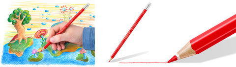 Staedtler Erasable Coloured Pencil with Eraser Tip Noris Club 24 Shades