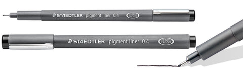 Staedtler Fineliner Pigment Ink Pen Marsgrapghic Black 0.4mm