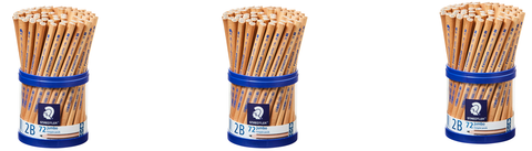 Staedtler Natural 119 Triangular Jumbo 2B Pencil Class Pack of 72