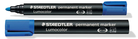 Staedtler Permanent Marker Bullet Tip 352-3 Lumocolor Blue