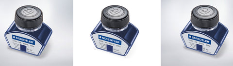 Staedtler Premium Fountain Pen Ink Bottle 30ml Dark Blue