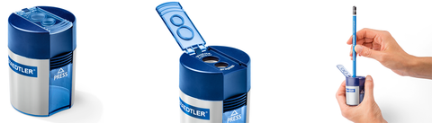 Staedtler Double Hole Tub Sharpener Metal 512 001