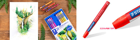 Staedtler Watercolour Crayons Design Journey Pack 24