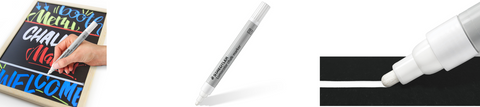 Staedtler Liquid Chalk Marker Pen Lumocolor® 344 Bullet Tip 2.4mm White