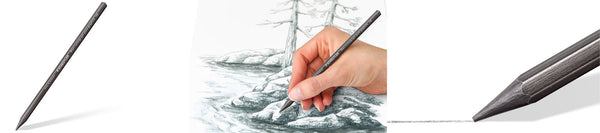 Staedtler Mars® Lumograph® Pure Graphite 100G Pencils Tin of 6 [Degrees HB-10B]