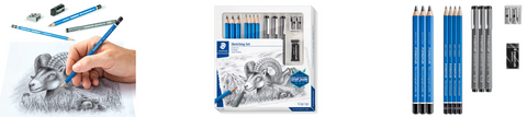 Staedtler Premium Drawing & Sketching Set Mars® Lumograph® 61 100  12pc