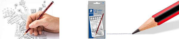 Staedtler Tradition Pencils 110 C12-1 Box of 12 in 9 Degrees