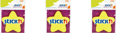 Stick 'n Sticky Notes Die Cut 70x70mm 50 Sheets Star