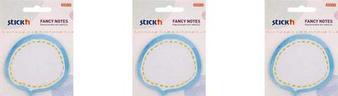 Stick'n Fancy Sticky Notes 70 x 70mm 30 Sheets Speech Bubble